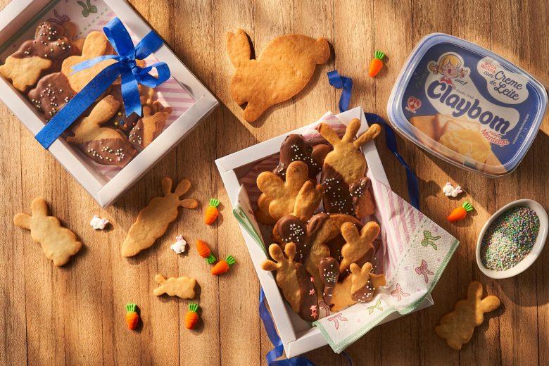 Biscoito amanteigado com chocolate