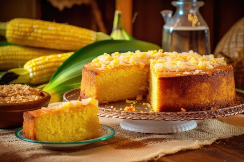 Bolo de milho com parmesão