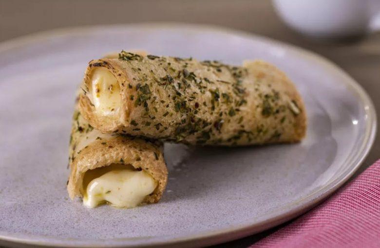 Enroladinho de pão de forma