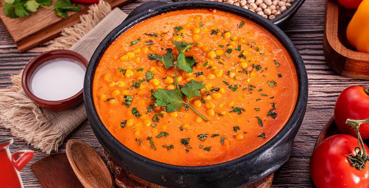 Moqueca de grão-de-bico