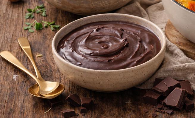 Mousse especial de chocolate vegano