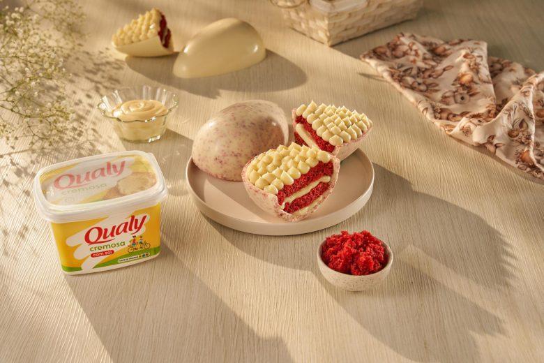 Ovo de páscoa de colher Red Velvet