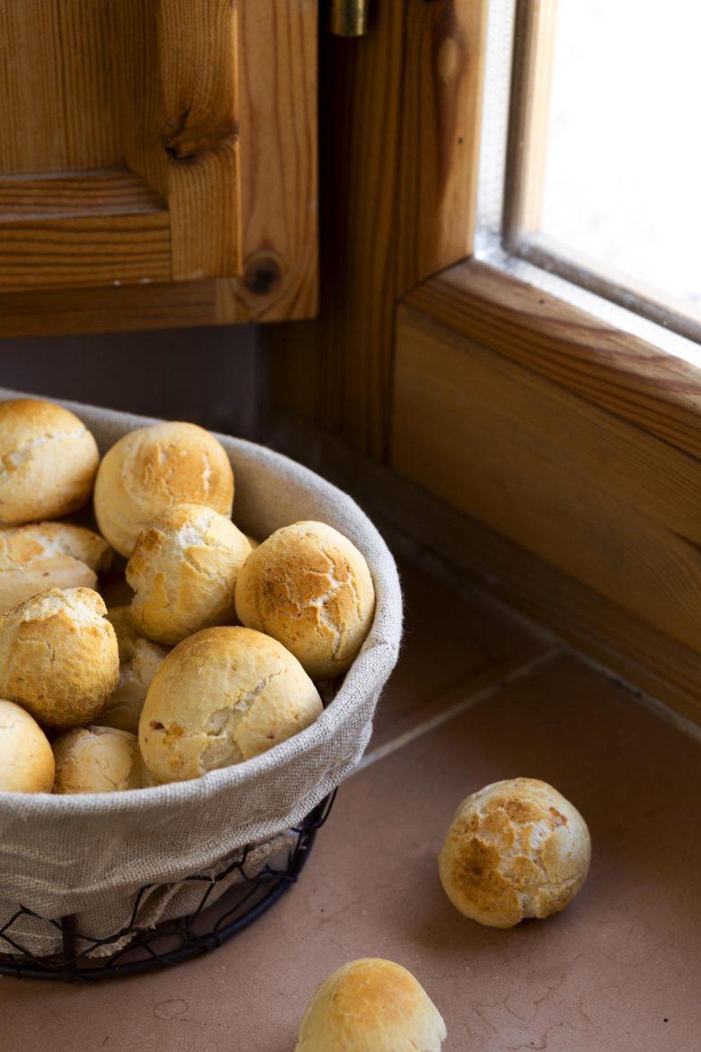 Pão de queijo fit com whey