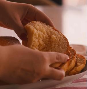Pão caseiro de café na Airfryer