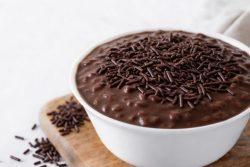 Arroz-doce de chocolate