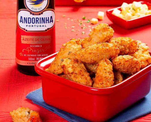Bolinho de arroz com queijo coalho