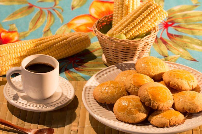 Broa tradicional de milho