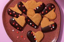 Biscoito de baunilha com chocolate