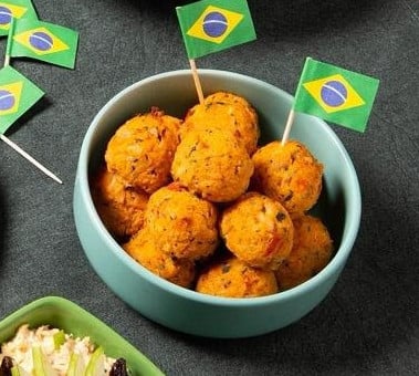 Bolinho de frango fit