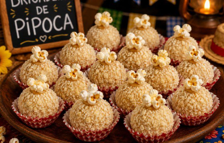 Brigadeiro de pipoca