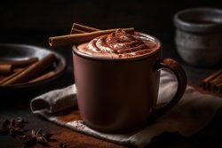 Chocolate quente com mix de especiarias