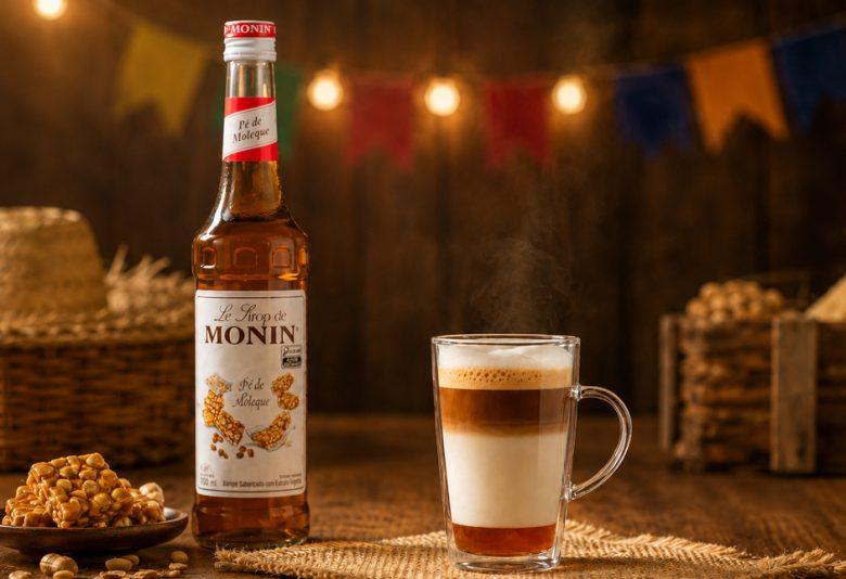 Latte quente pé de moleque
