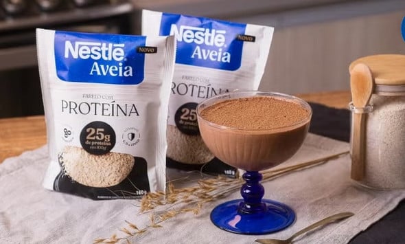 Mousse proteinado de chocolate