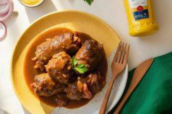 Rouladen de carne alemã