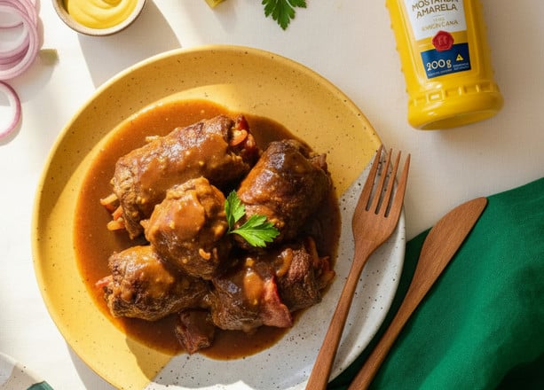 Rouladen de carne alemã