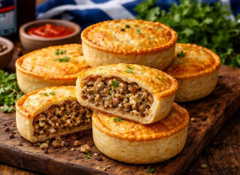 Scotch pie com arroz aromático