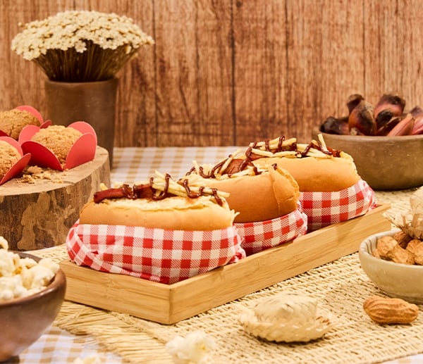 Mini hot dog especial