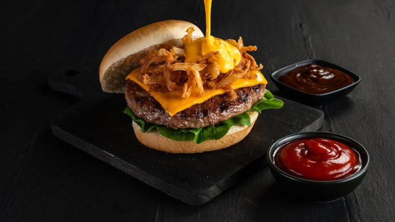 Barbecue fried onion burguer de costela premium