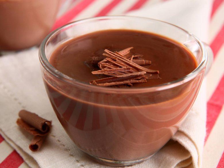 Chocolate quente com maisena