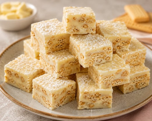 Palha italiana de chocolate branco