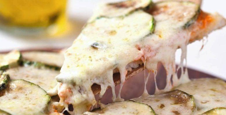 Pizza especial de abobrinha