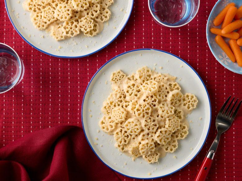 Mac and cheese com snowfall