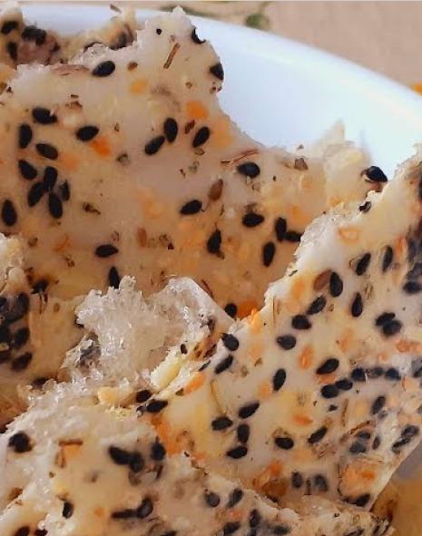 Cream cracker com tapioca e grãos