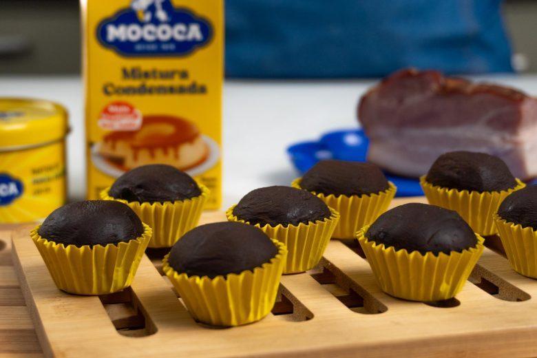 Brigadeiro com bacon