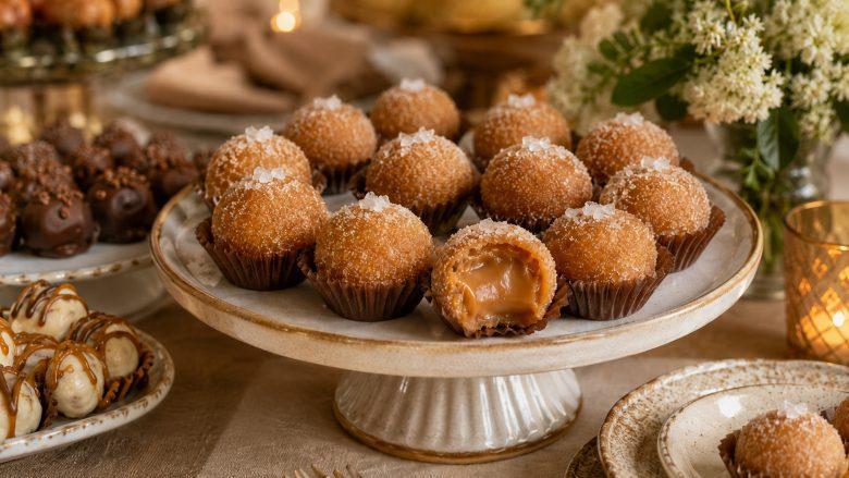 Brigadeiro de doce de leite com flor de sal