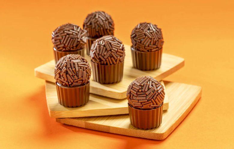 Brigadeiro de copinho de chocolate