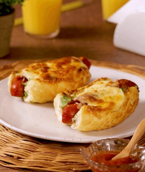 Cachorro quente gratinado especial