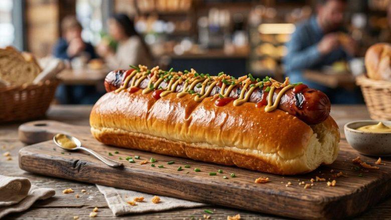 Hot dog brioche deluxe