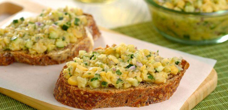 Pasta de grão-de-bico com sódio reduzido