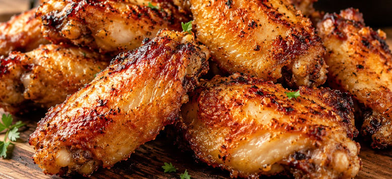 Asinha de frango crocante