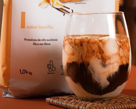 Afogatto com gelato proteico