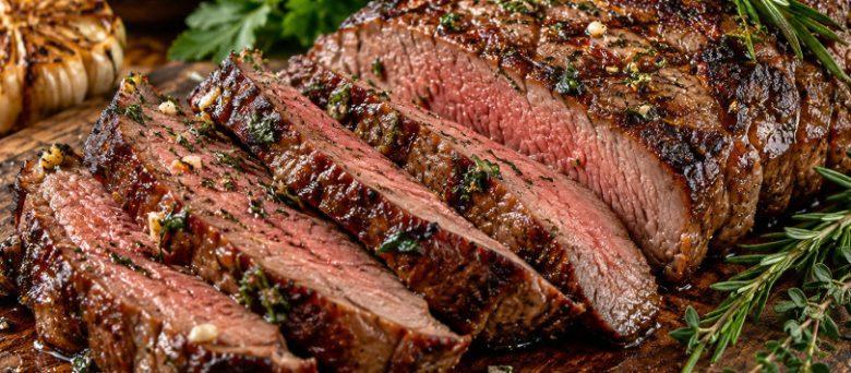 Baby beef com ervas frescas