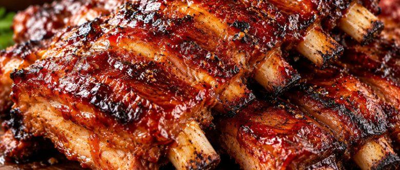 Costelinha suína ao barbecue