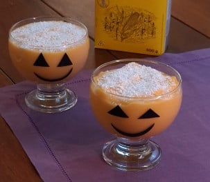 Creme de abóbora com coco