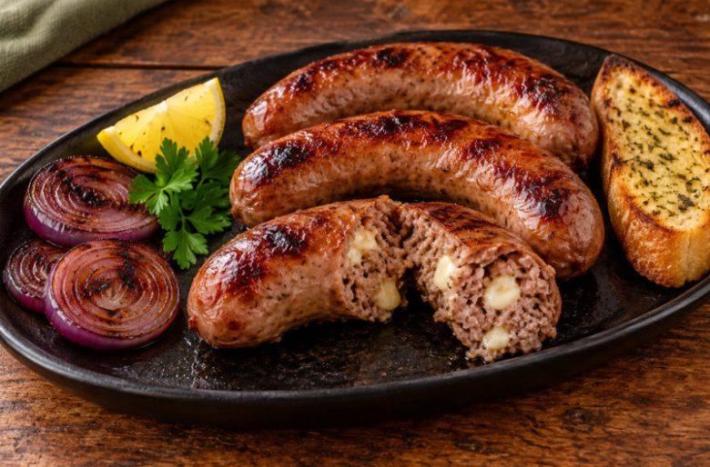 Linguiça cuiabana recheada