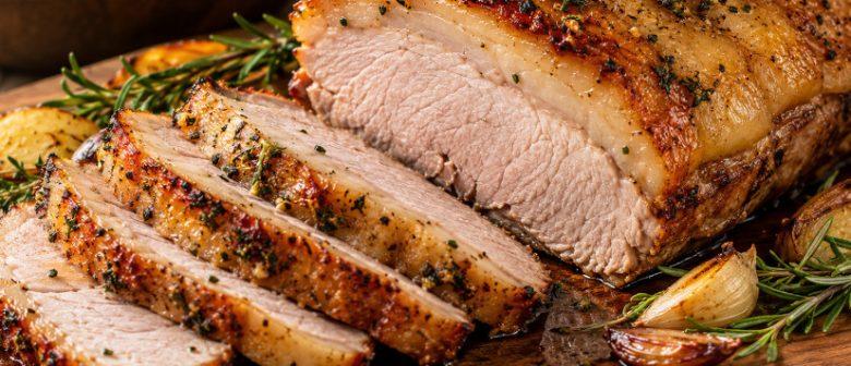 Picanha suína com ervas