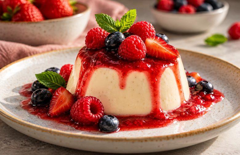 Pannacotta de baunilha
