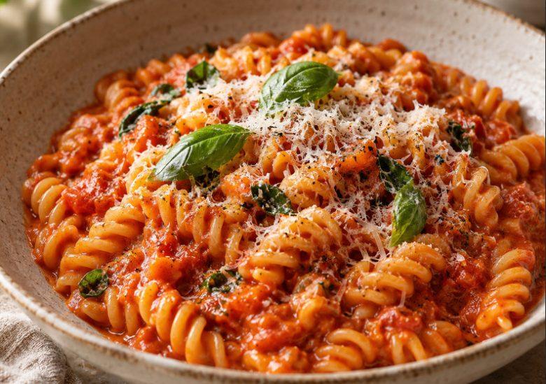 Risotatta de fusilli ao pomarola