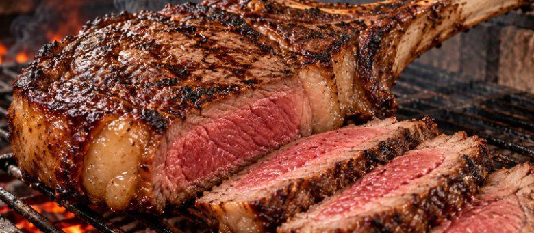 Tomahawk na grelha