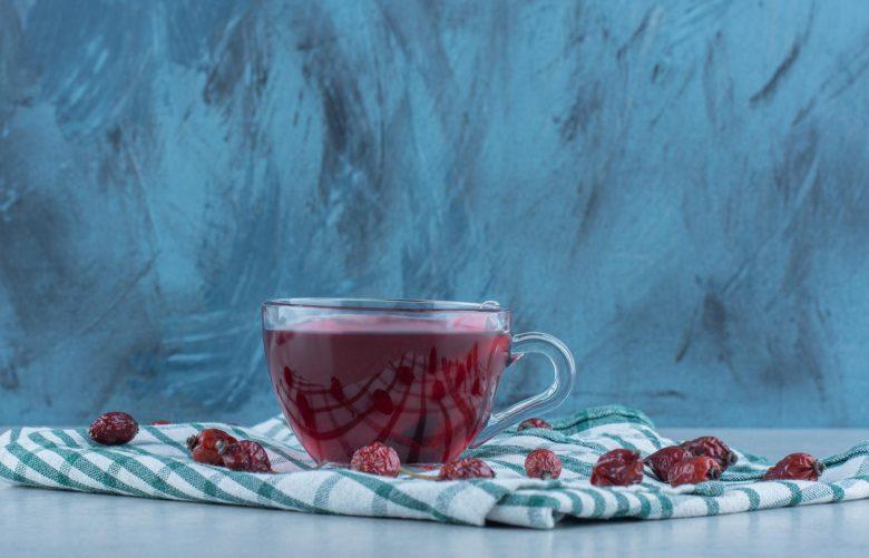 Ponche roxo de frutas